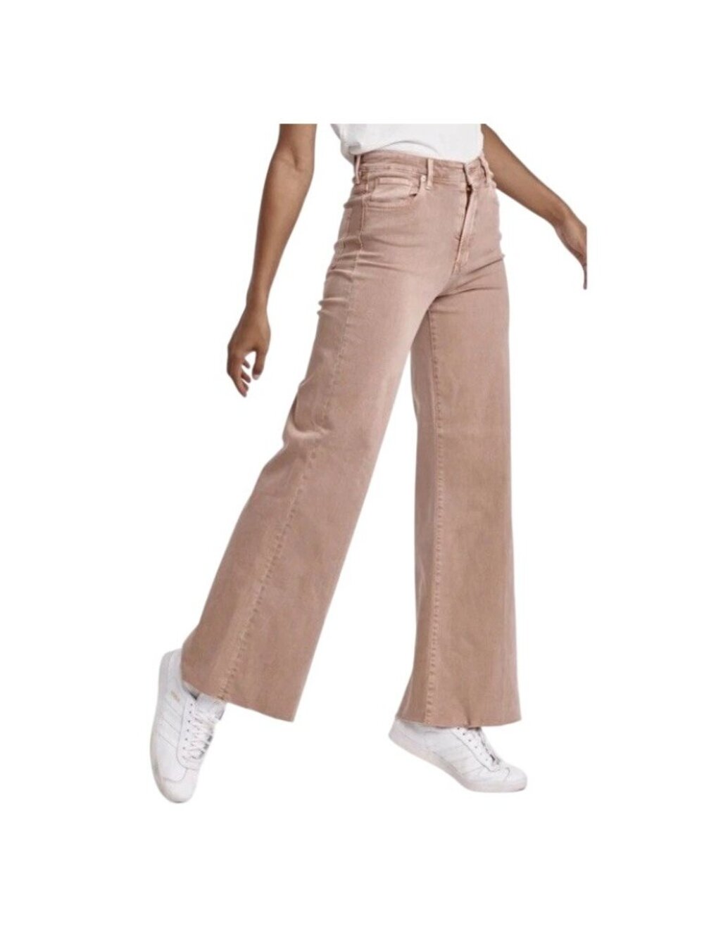Dear John Fiona Wide Leg Super High Rise Jeans Womens Size 32 Italian Clay Denim